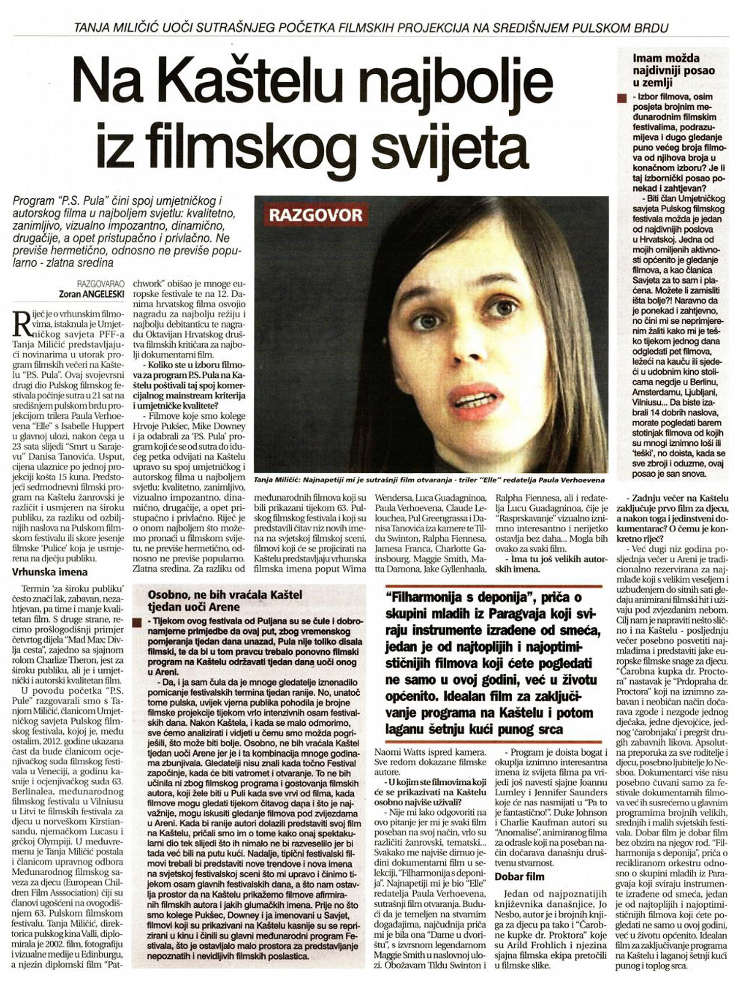 tanjaCLANAK